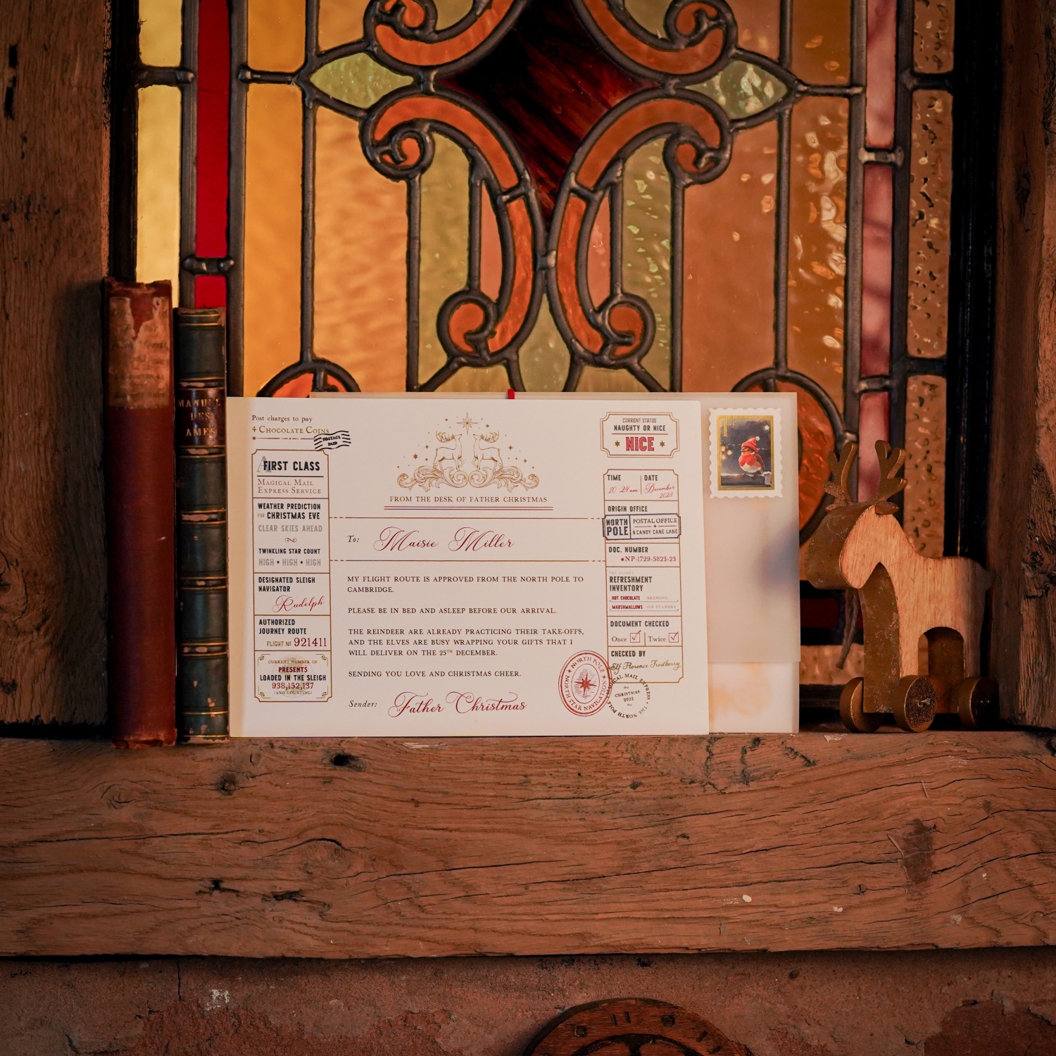 Personalised Luxury Christmas Eve Treat Pack + North Pole Tour Video