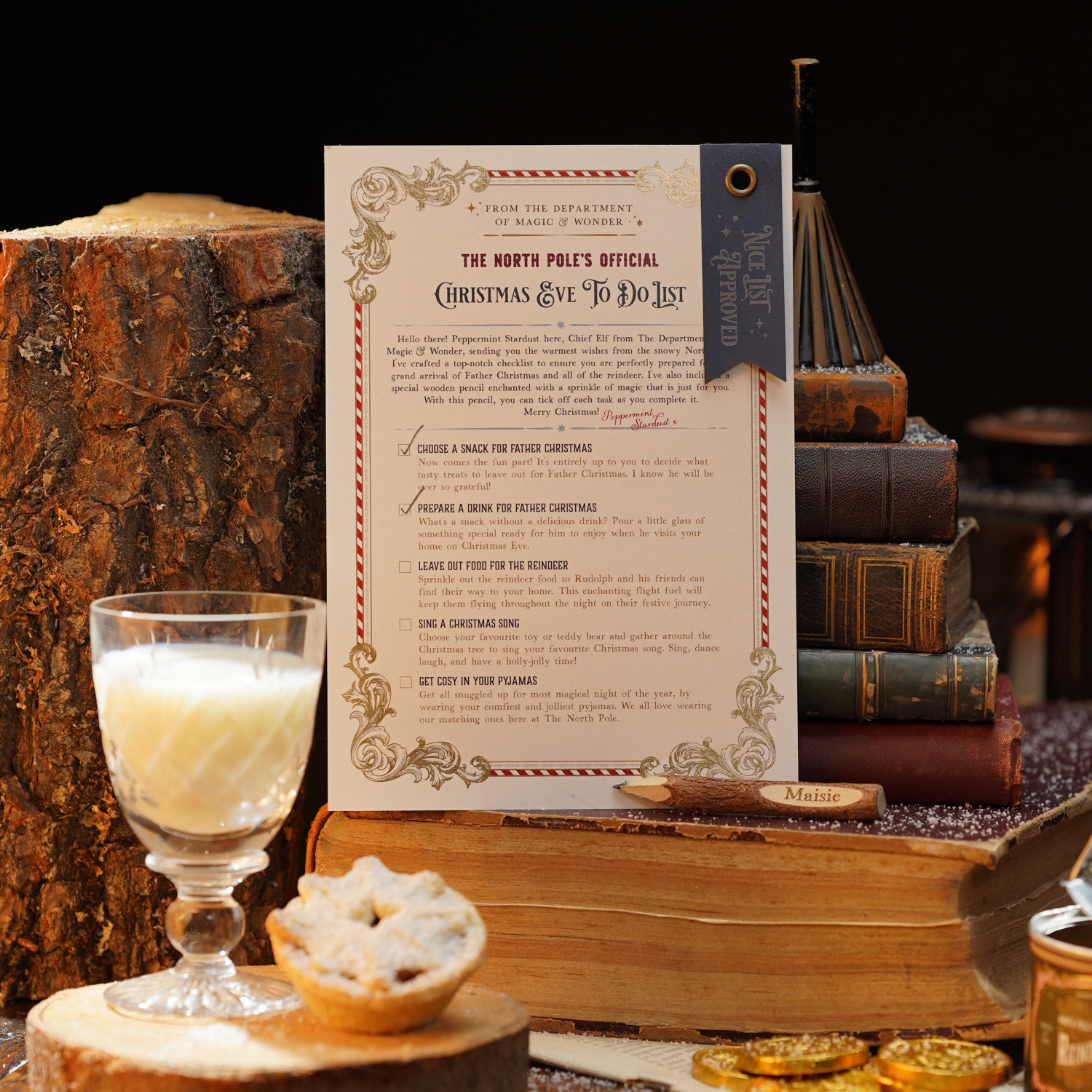 Personalised Luxury Christmas Eve Treat Pack + North Pole Tour Video