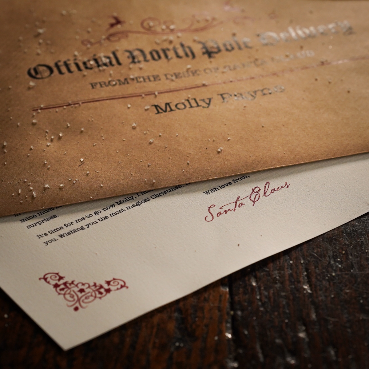 Personalised Classic Letter From Santa or Father Christmas 2026