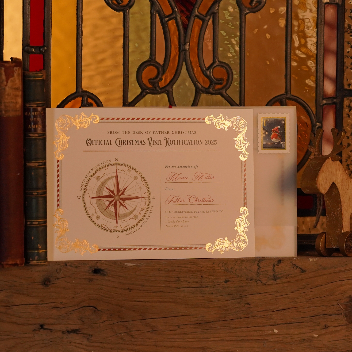 Personalised Luxury Telegram Arrival Notice