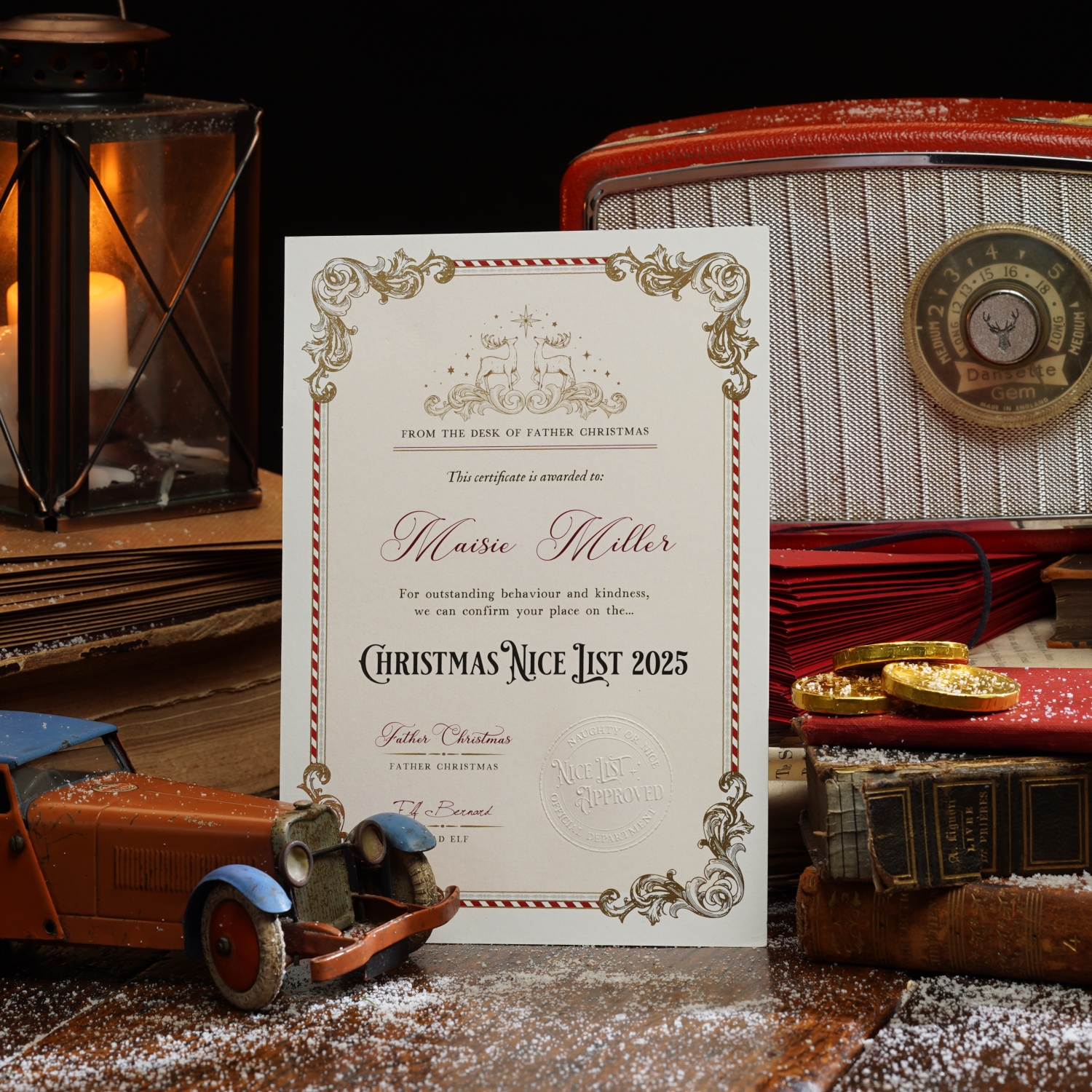 Personalised Luxury Letter from Santa or Father Christmas 2026