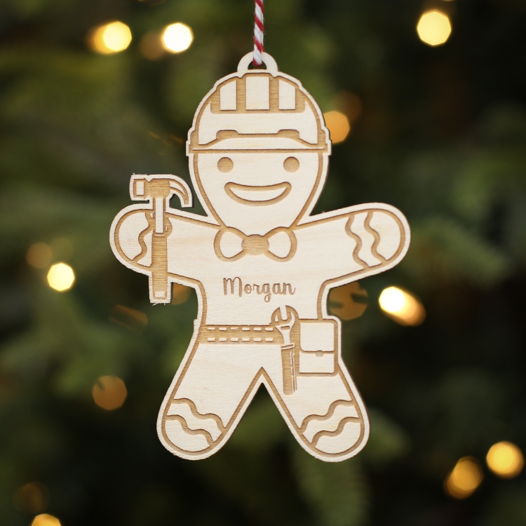Personalised Christmas Tree Decoration Tradesman