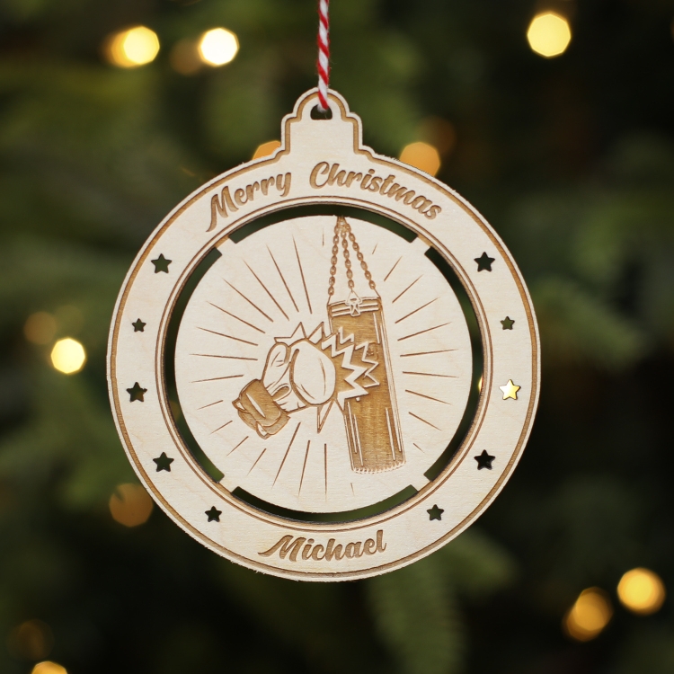 Personalised Christmas Tree Decoration Boxing