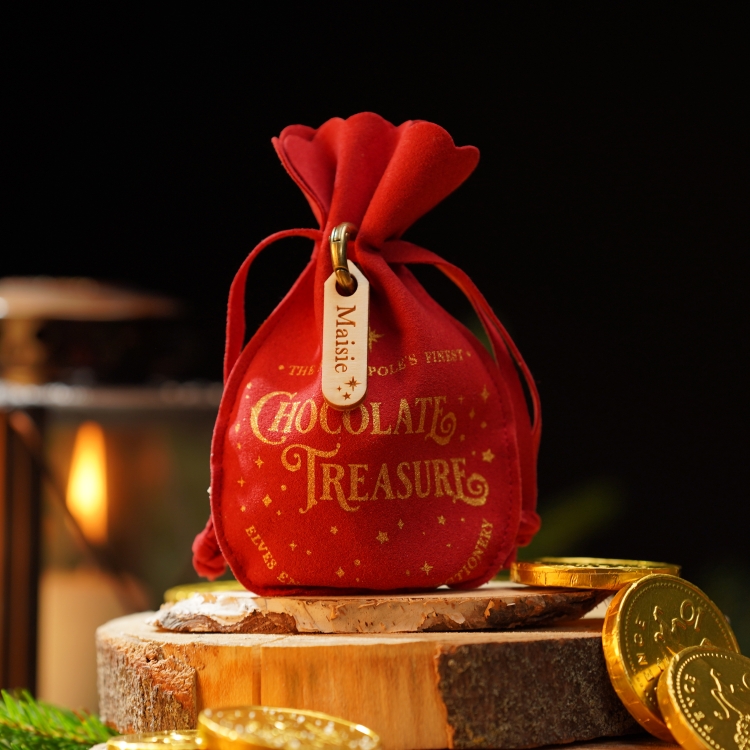 Personalised Chocolate Coin Pouch