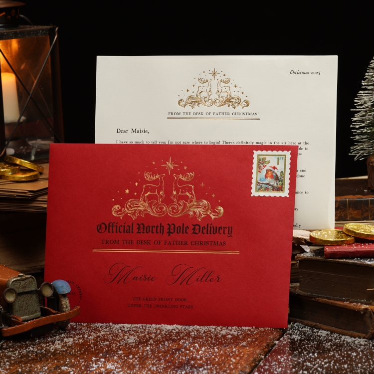 Personalised Luxury Letter from Santa or Father Christmas 2026