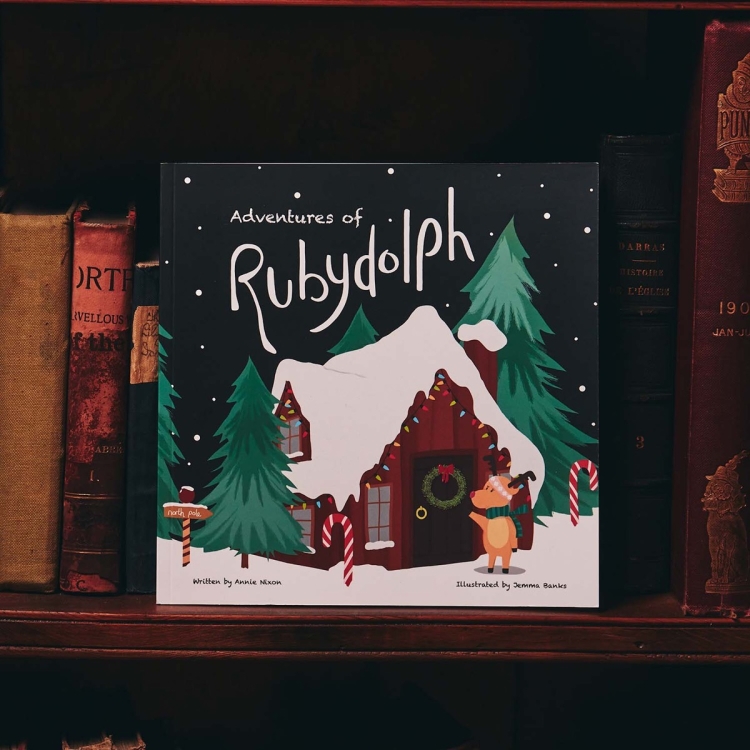 Adventures Of Rubydolph Christmas Story Book